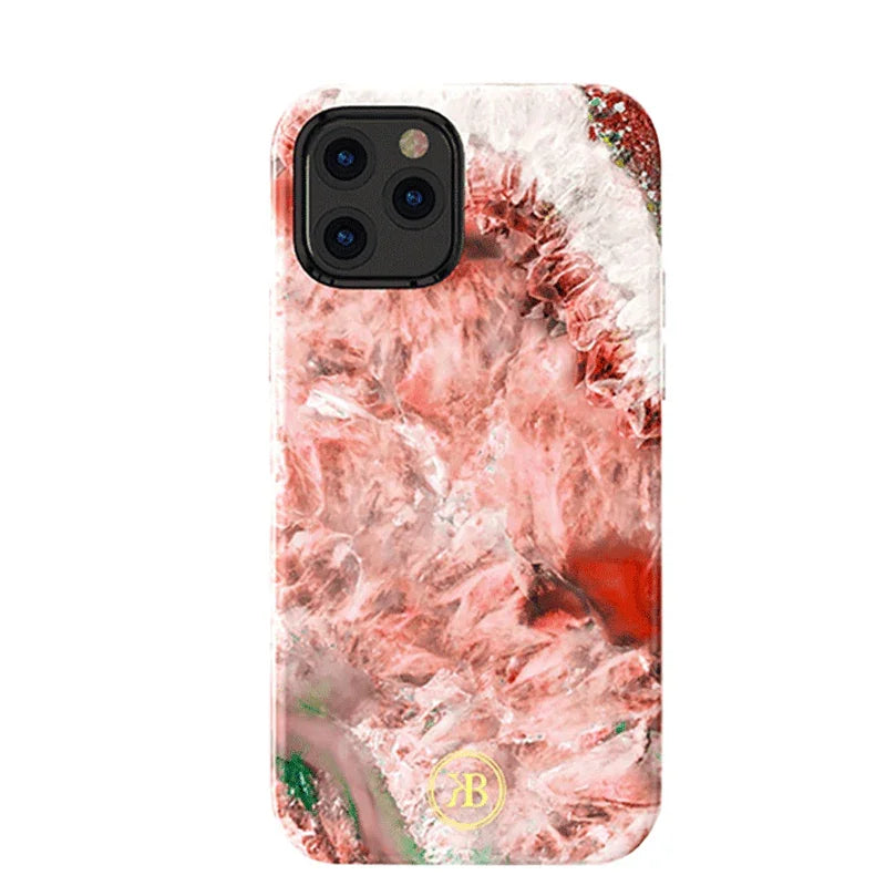 iPhone 12 Pro Max Kingxbar Jade Splash Case - Red - Tashqila iPhone 12 Pro Max Kingxbar Jade Splash Case - Red - Tashqila